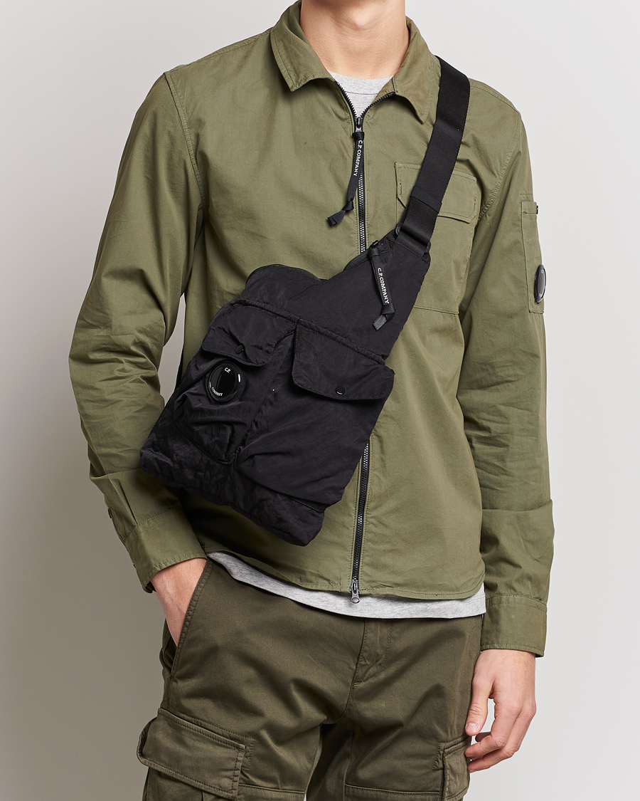 Herren | C.P. Company | C.P. Company | Nylon B Shoulder Bag Black