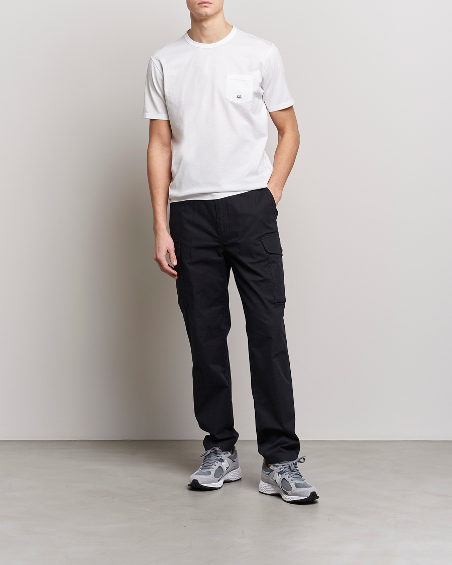 Herren | T-Shirts | C.P. Company | Mercerized Cotton Pocket T-Shirt White