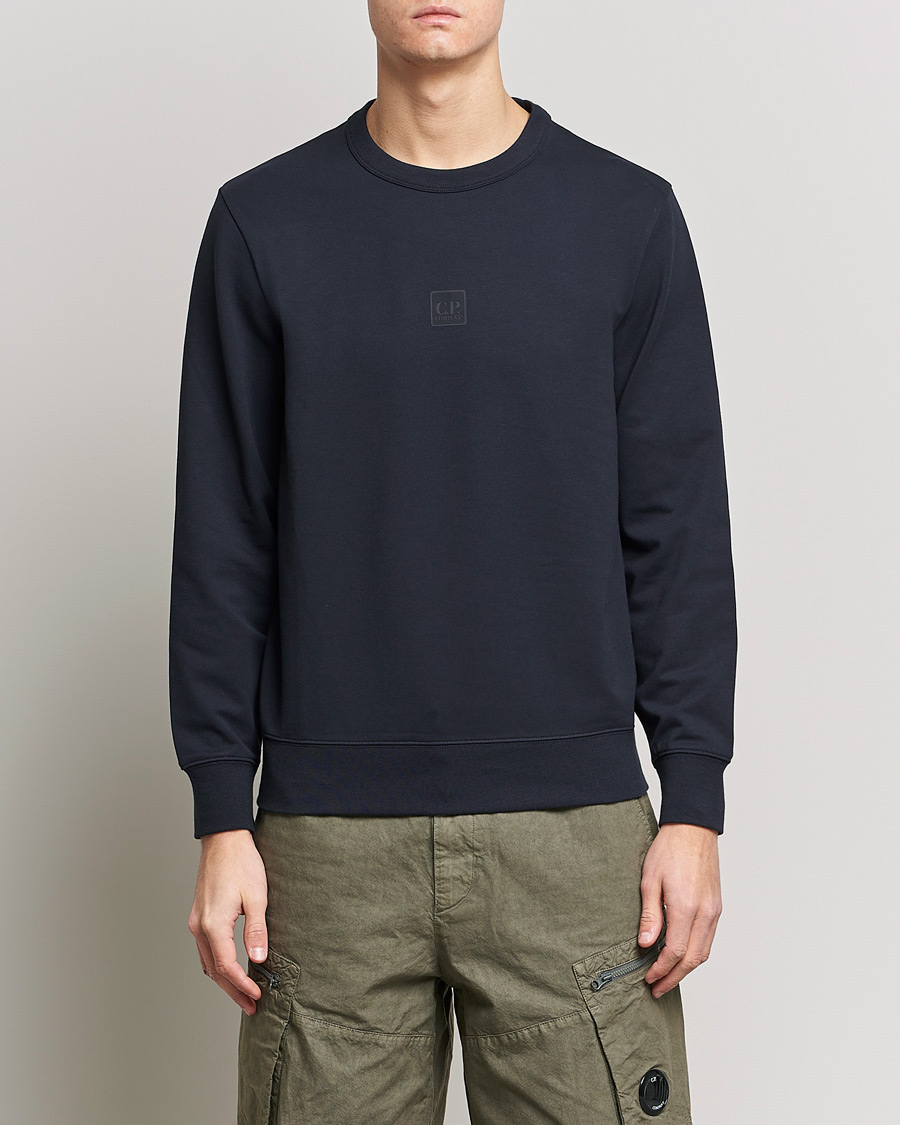 Herren | Pullover | C.P. Company | Metropolis Stretch Fleece Sweatshirt Navy
