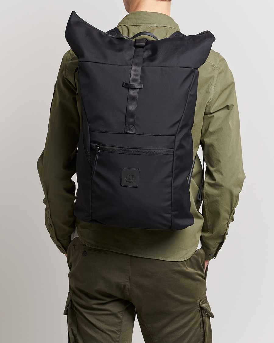 Herren | C.P. Company Metropolis Dynafil 3 Layers Backpack Black | C.P. Company | Metropolis Dynafil 3 Layers Backpack Black