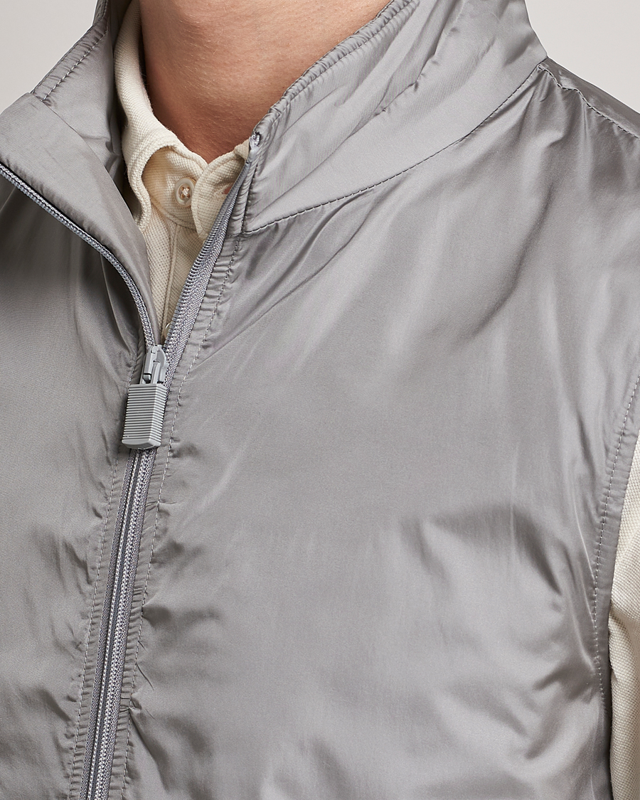 Herren | Westen | Aspesi | Vernes Nylon Gilet Grey