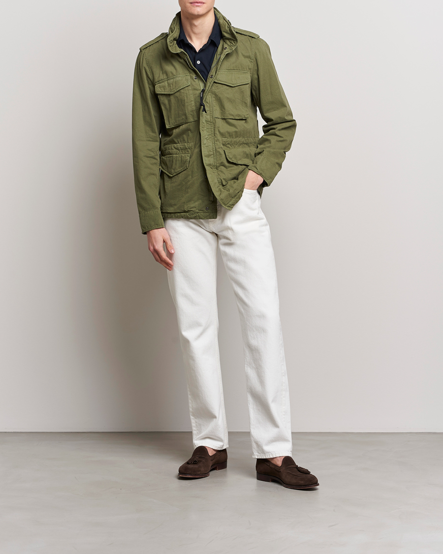 Herren | Jacken | Aspesi | Cotton Field Jacket Army Green