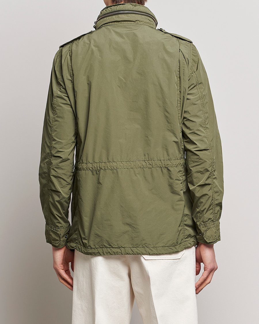 Herren | Jacken | Aspesi | Giubotto Garment Dyed Field Jacket Army Green