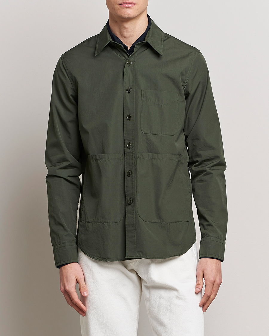 Herren | Klassische Jacken | Aspesi | Utility Shirt Jacket Dark Green