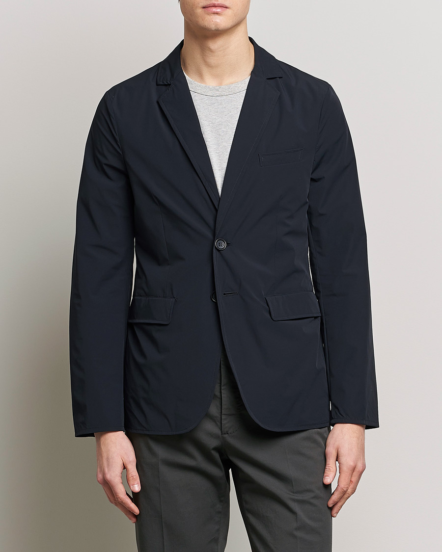 Herren | Aspesi | Aspesi | Stretch Nylon Blazer Navy