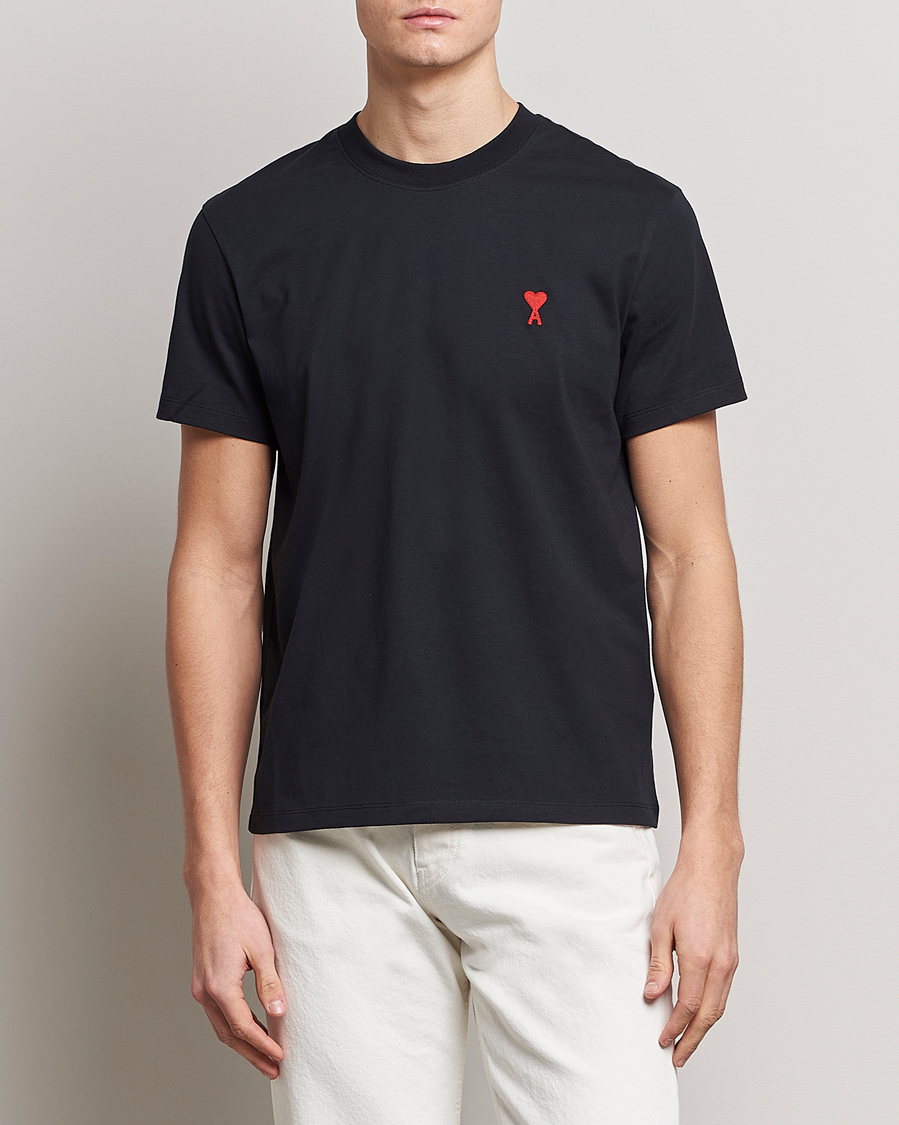 Herren | Contemporary Creators | AMI | Heart Logo T-Shirt Black