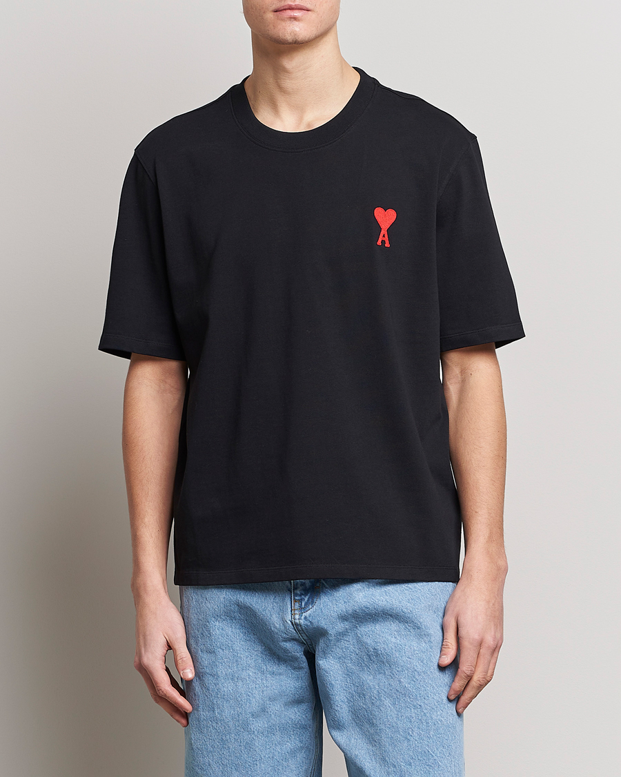 Herren |  | AMI | Big Heart Short Sleeve T-Shirt Black
