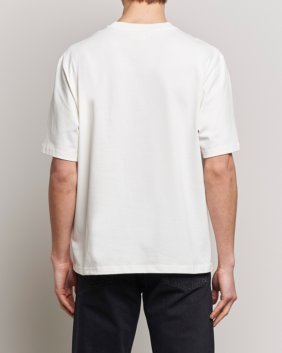 Herren | T-Shirts | AMI | Big Heart Short Sleeve T-Shirt Natural White