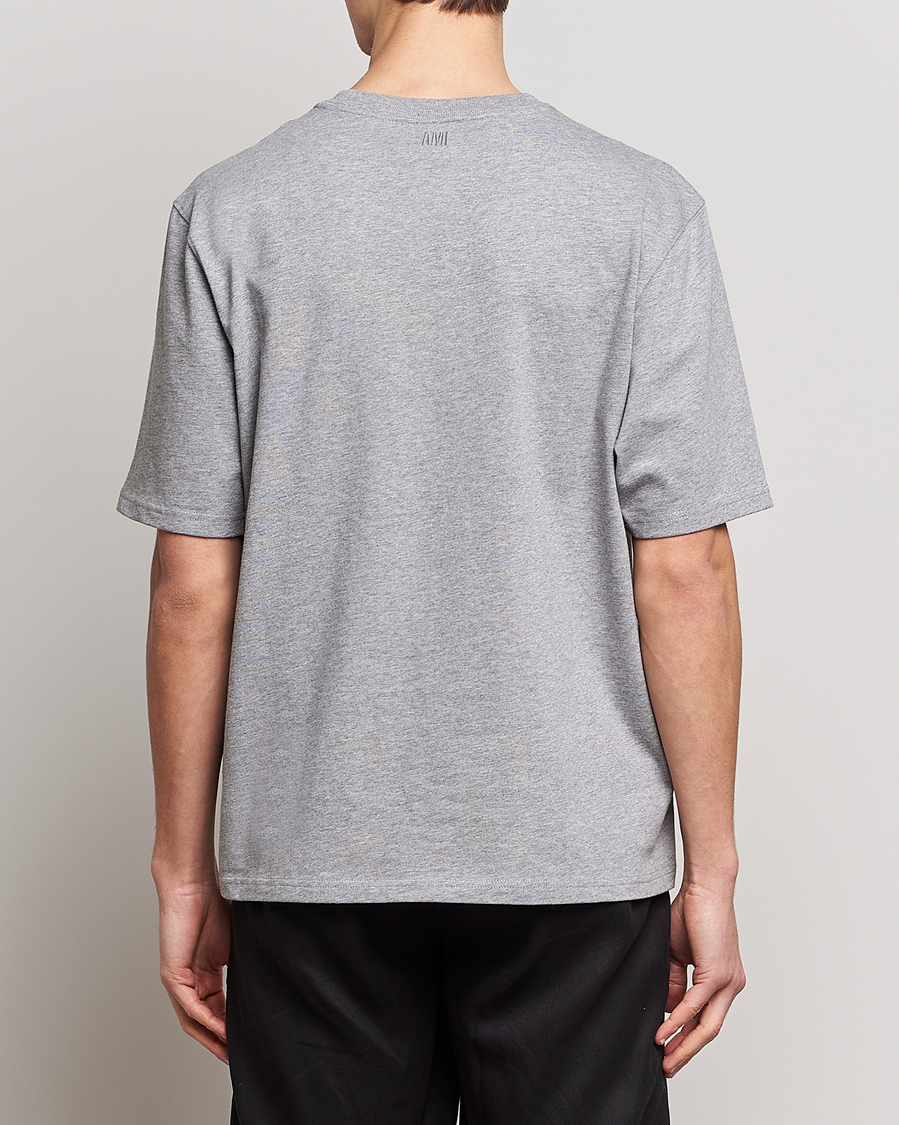 Herren | T-Shirts | AMI | Big Heart Short Sleeve T-Shirt Heather Grey