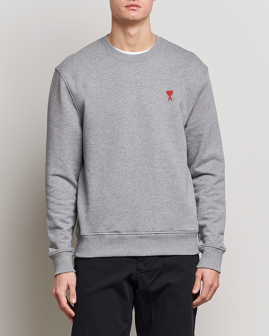 Herren |  | AMI | Heart Logo Sweatshirt Heather Grey