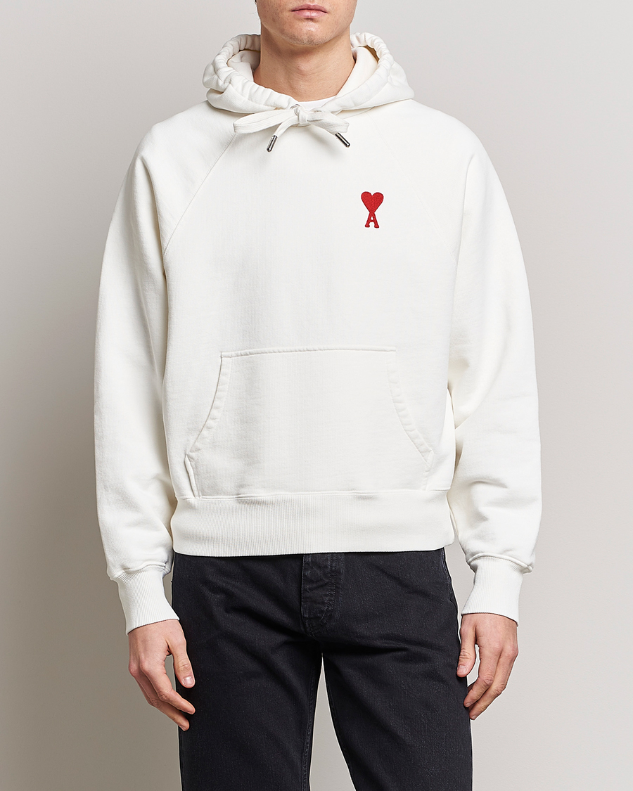 Herren |  | AMI | Big Heart Logo Hoodie Natural White