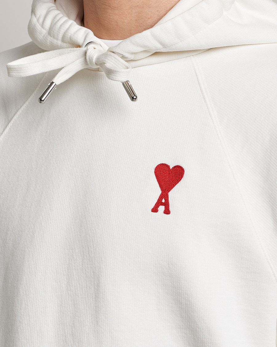 Herren | Pullover | AMI | Big Heart Logo Hoodie Natural White