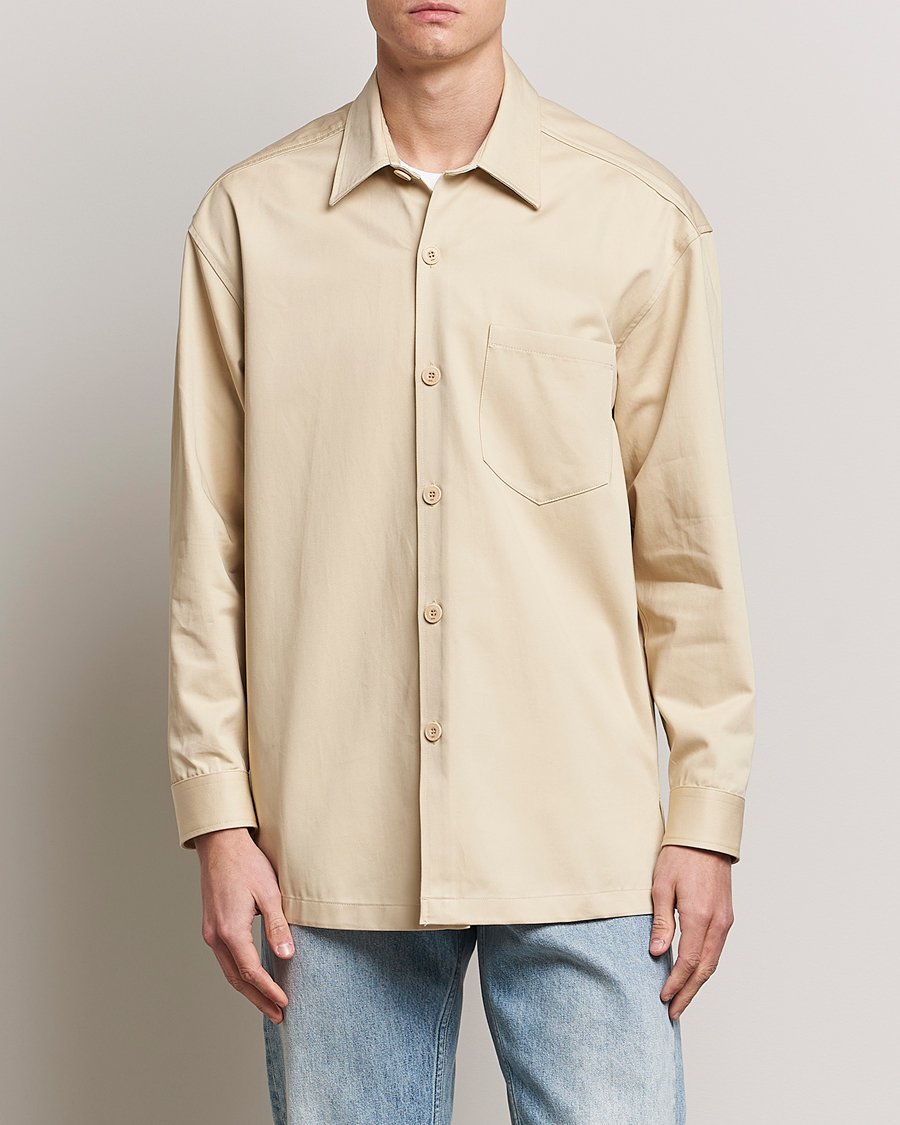 Herren | Hemden | AMI | Back Print Overshirt Vanilla