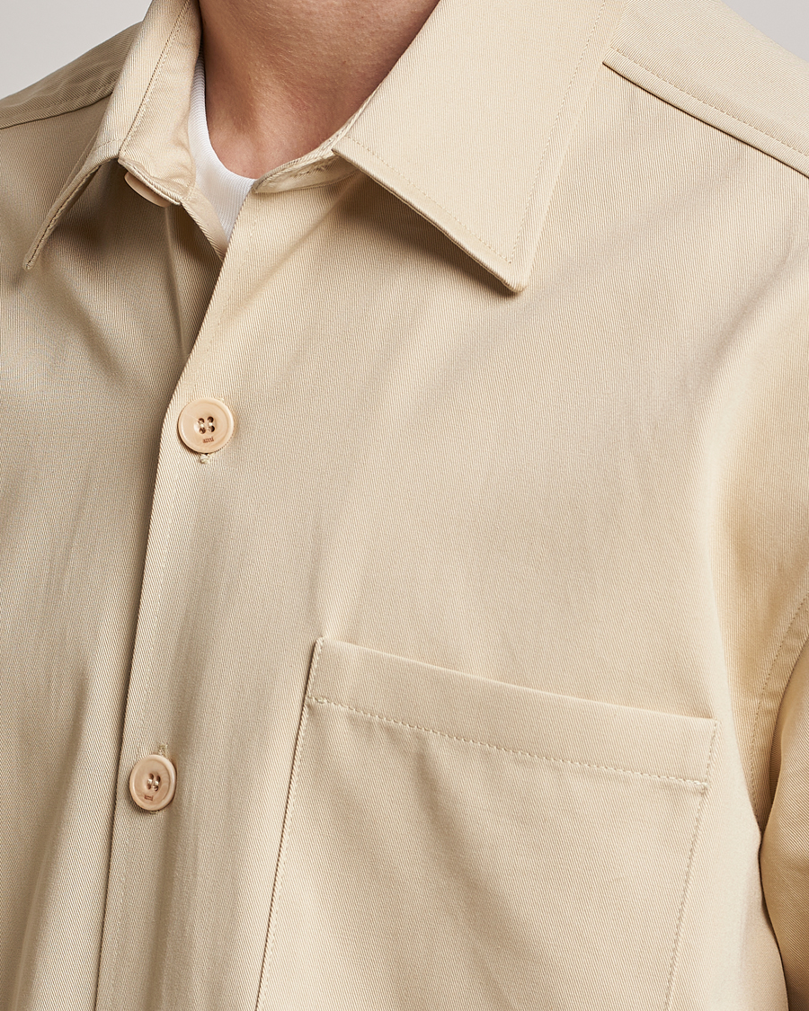 Herren | Hemden | AMI | Back Print Overshirt Vanilla