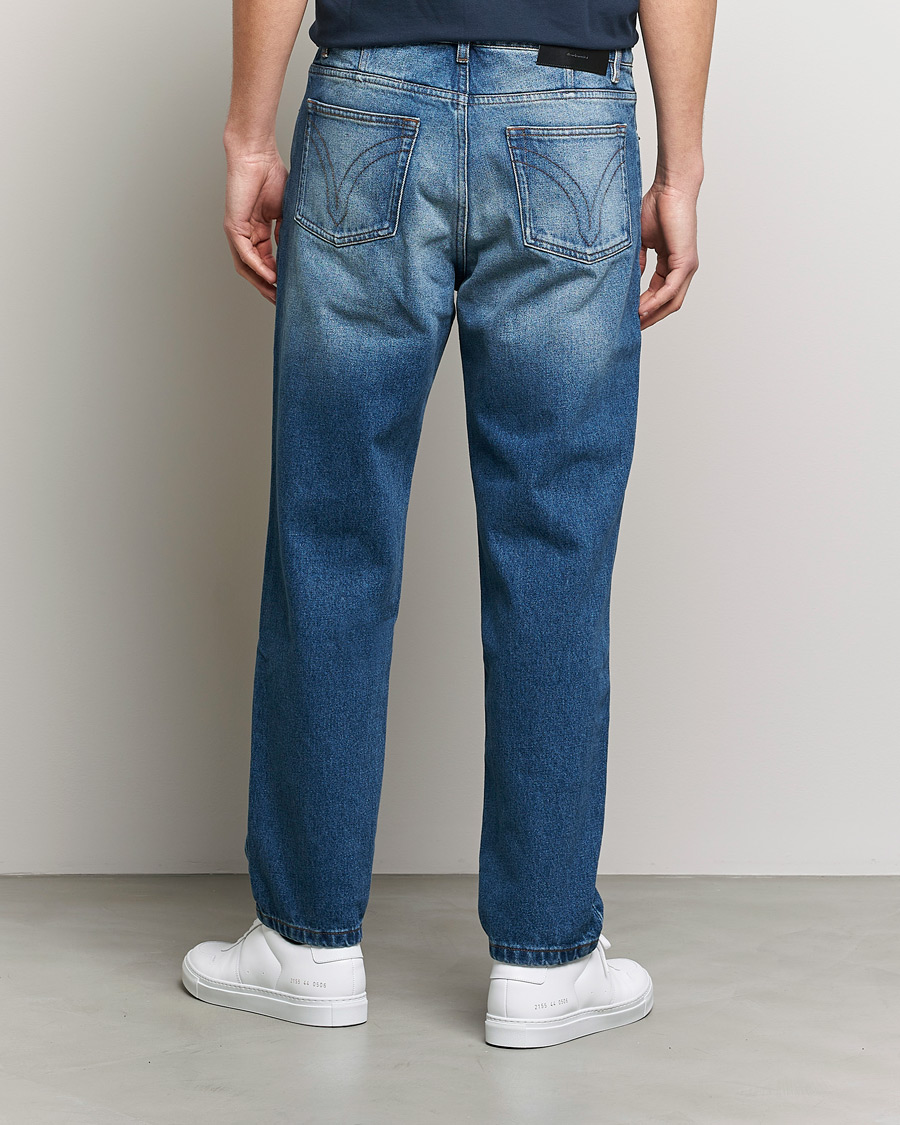 Herren | Jeans | AMI | Tapered Jeans Used Blue Wash