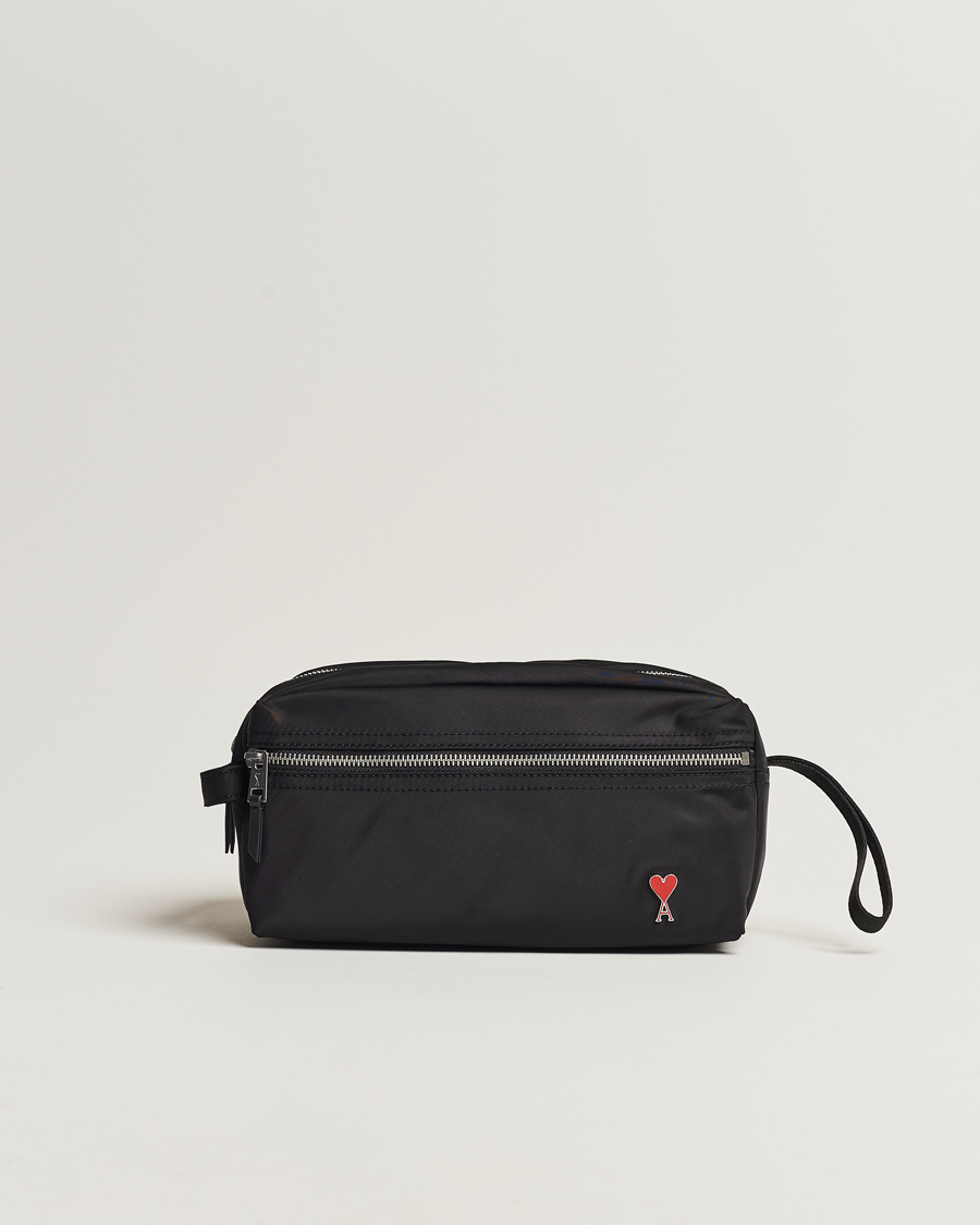 Herren | Taschen | AMI | Heart Logo Wash Bag Black