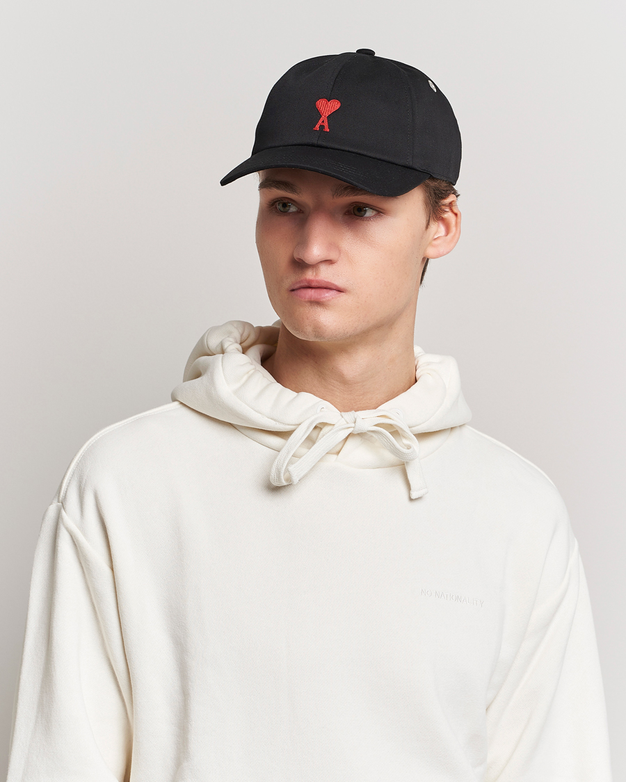 Herren | | AMI | Heart Logo Baseball Cap Black