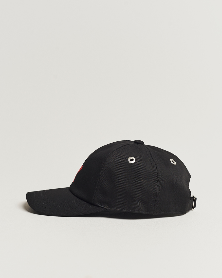 Herren | AMI Heart Logo Baseball Cap Black | AMI | Heart Logo Baseball Cap Black