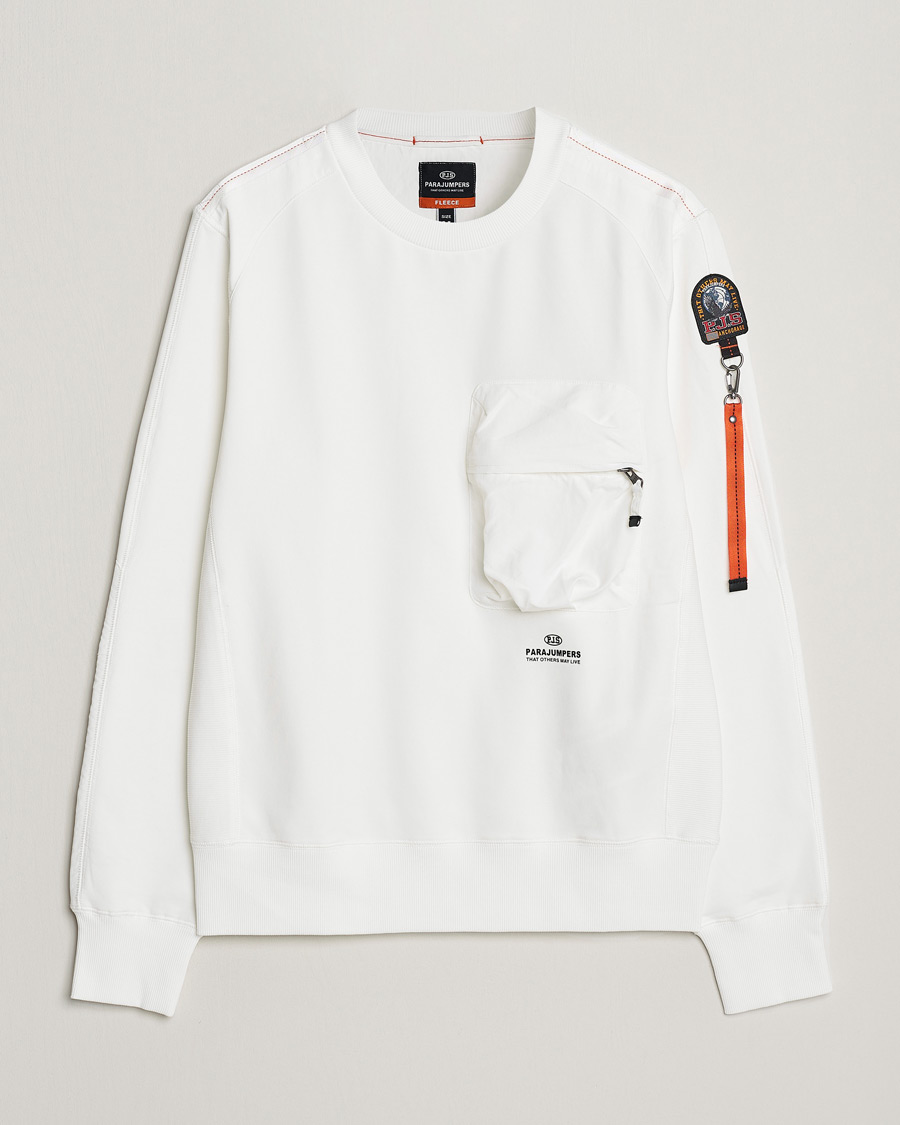Herren | Pullover | Parajumpers | Sabre Soft Crew Neck Sweatshirt Off White