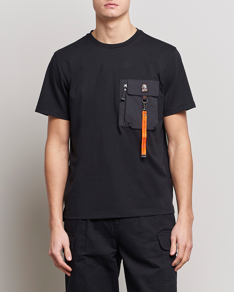 Herren |  | Parajumpers | Mojave Pocket Crew Neck Tee Black