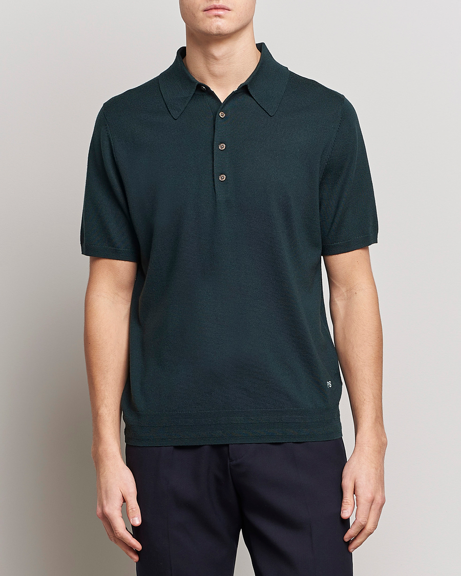 Herren | Pullover | PS Paul Smith | Merino Wool Polo Green