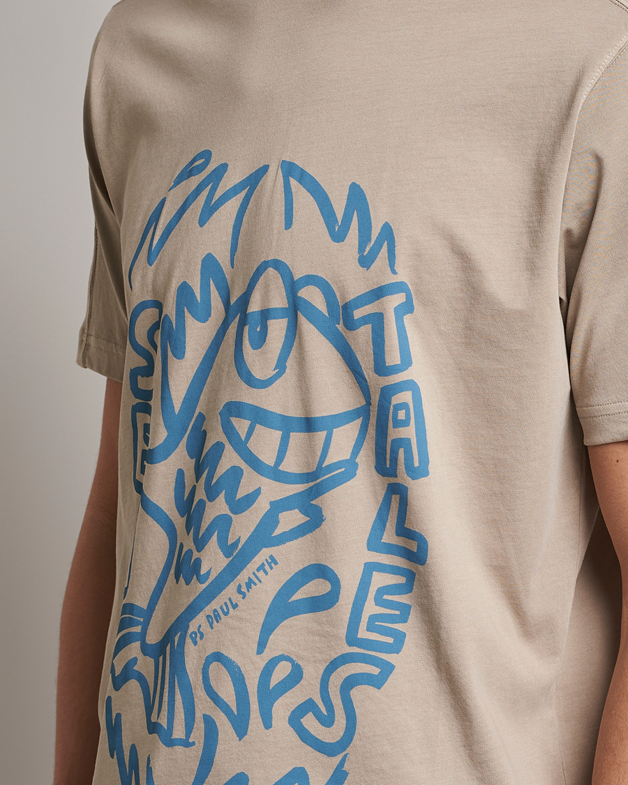 Herren | T-Shirts | PS Paul Smith | Organic Cotton Sea Tales T-Shirt Grey