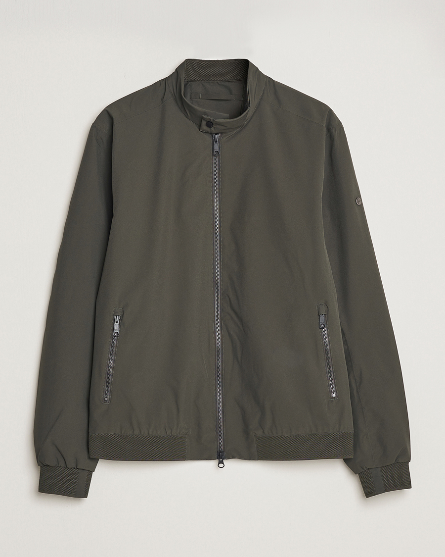 Herren | Jacken | Scandinavian Edition | Plain Waterproof Jacket Dark Olive