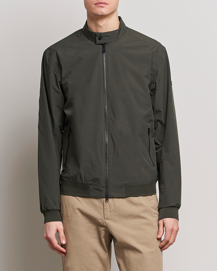 Herr | Scandinavian Edition | Scandinavian Edition | Plain Waterproof Jacket Dark Olive