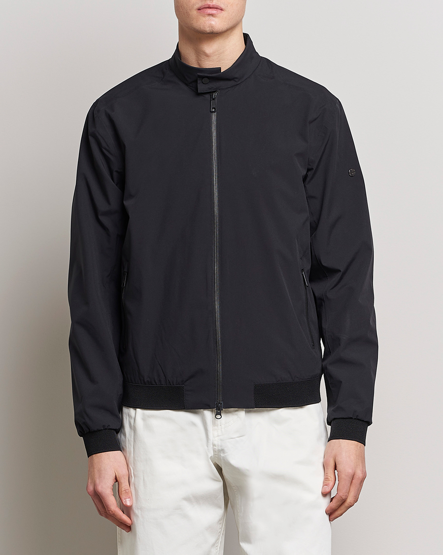 Herren | Scandinavian Edition | Scandinavian Edition | Plain Waterproof Jacket Onyx