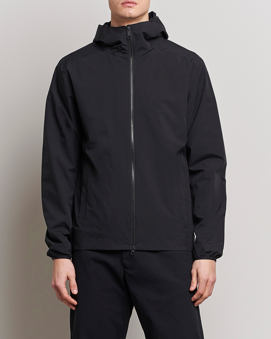 Herren | Scandinavian Edition | Scandinavian Edition | Hood Waterproof Jacket Onyx