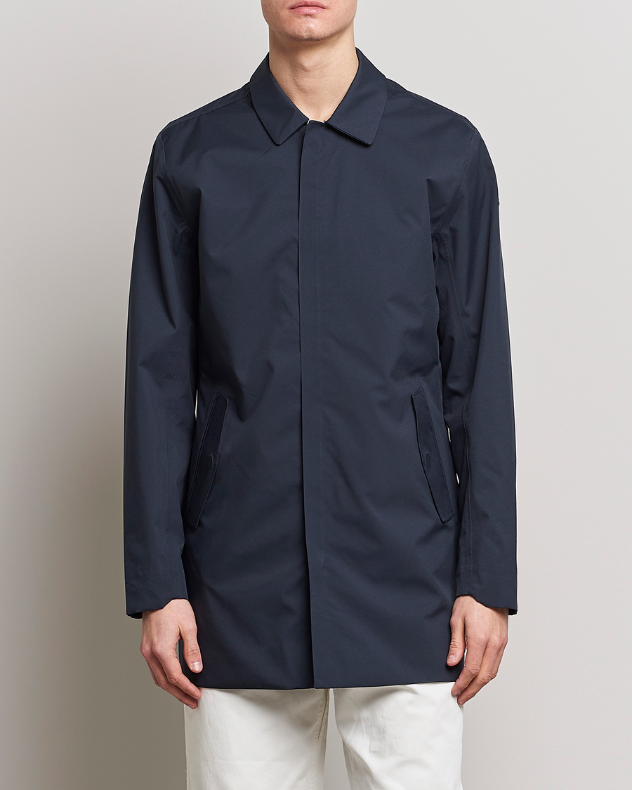 Herren | Scandinavian Edition | Scandinavian Edition | Key Waterproof Coat Midnight Blue