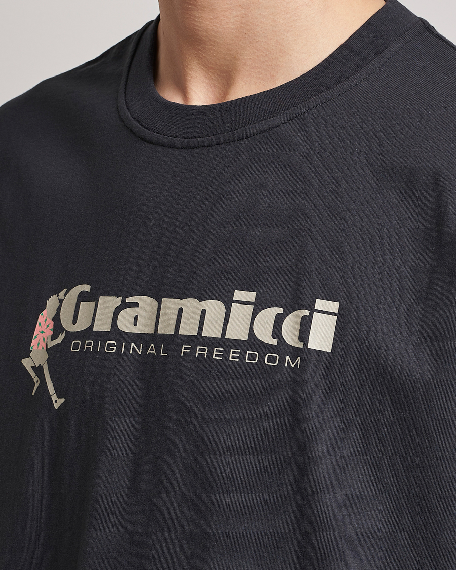 Herren | T-Shirts | Gramicci | Organic Cotton Dancing Man T-Shirt Vintage Black