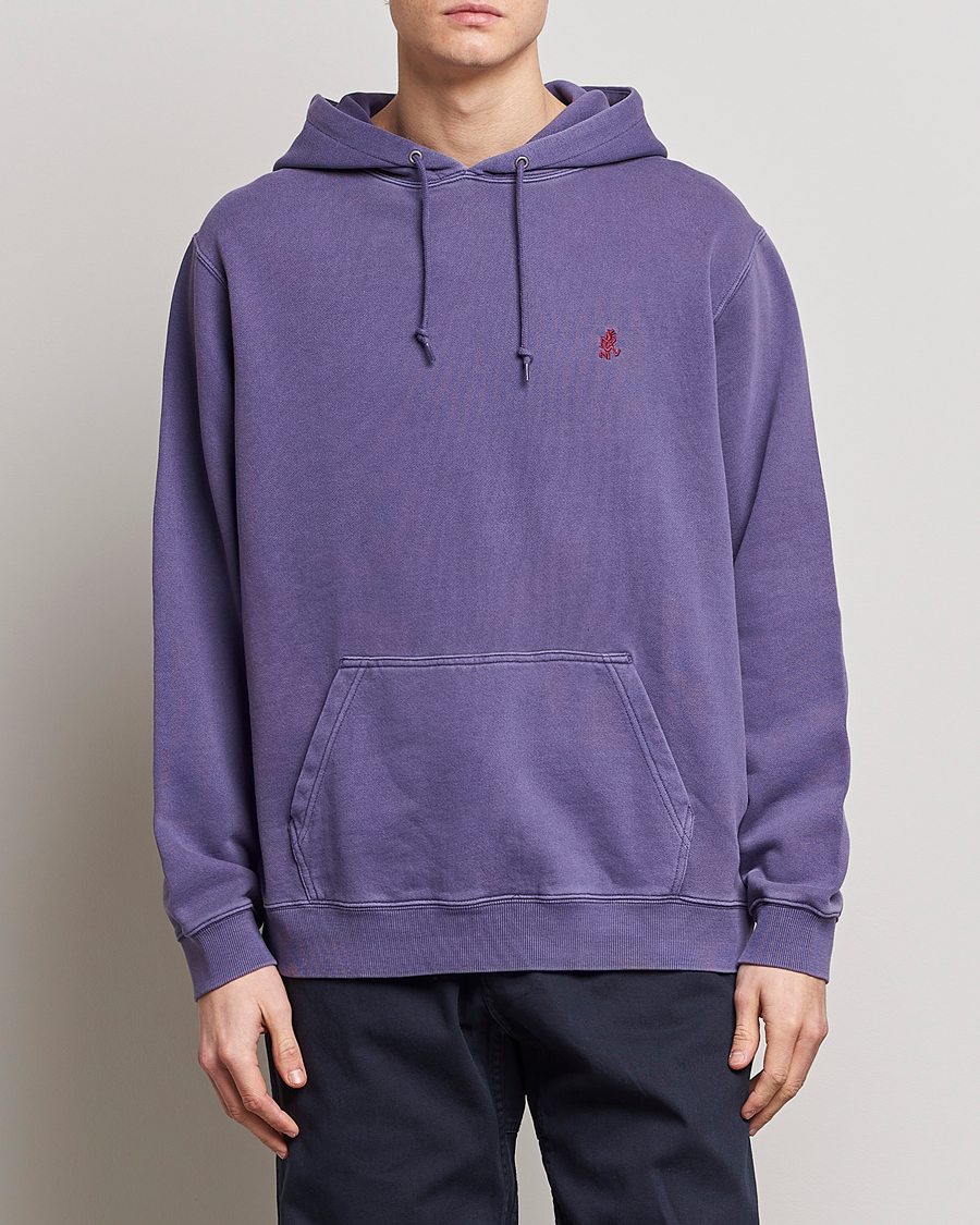 Herren | Gramicci | Gramicci | One Point Hooded Sweatshirt Purple Pigment