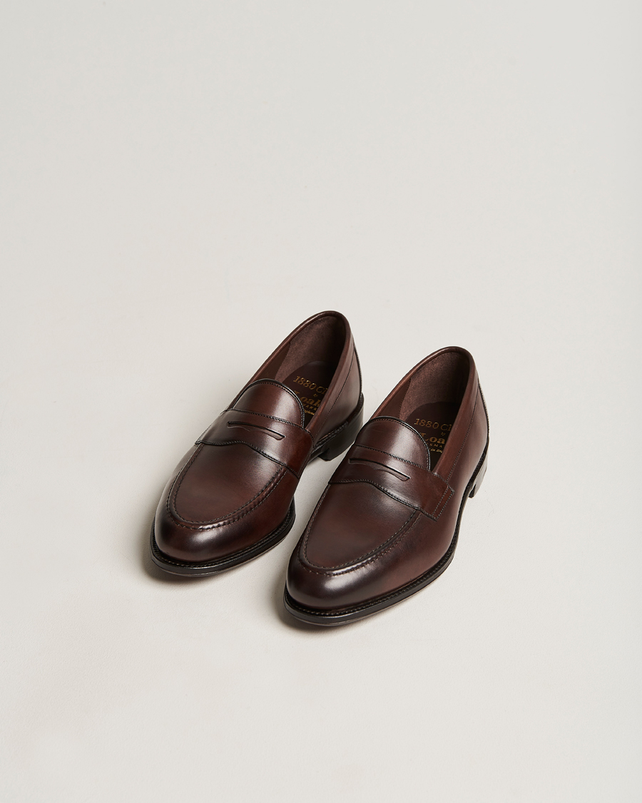 Men | Loafers | Loake 1880 | Hornbeam Eco Penny Loafer Walnut