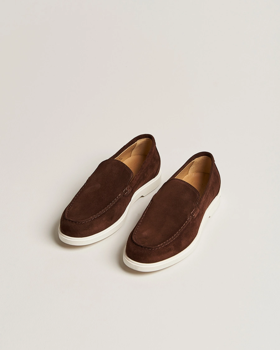 Herren | Smart Casual | Loake 1880 | Tuscany Suede Loafer Chocolate