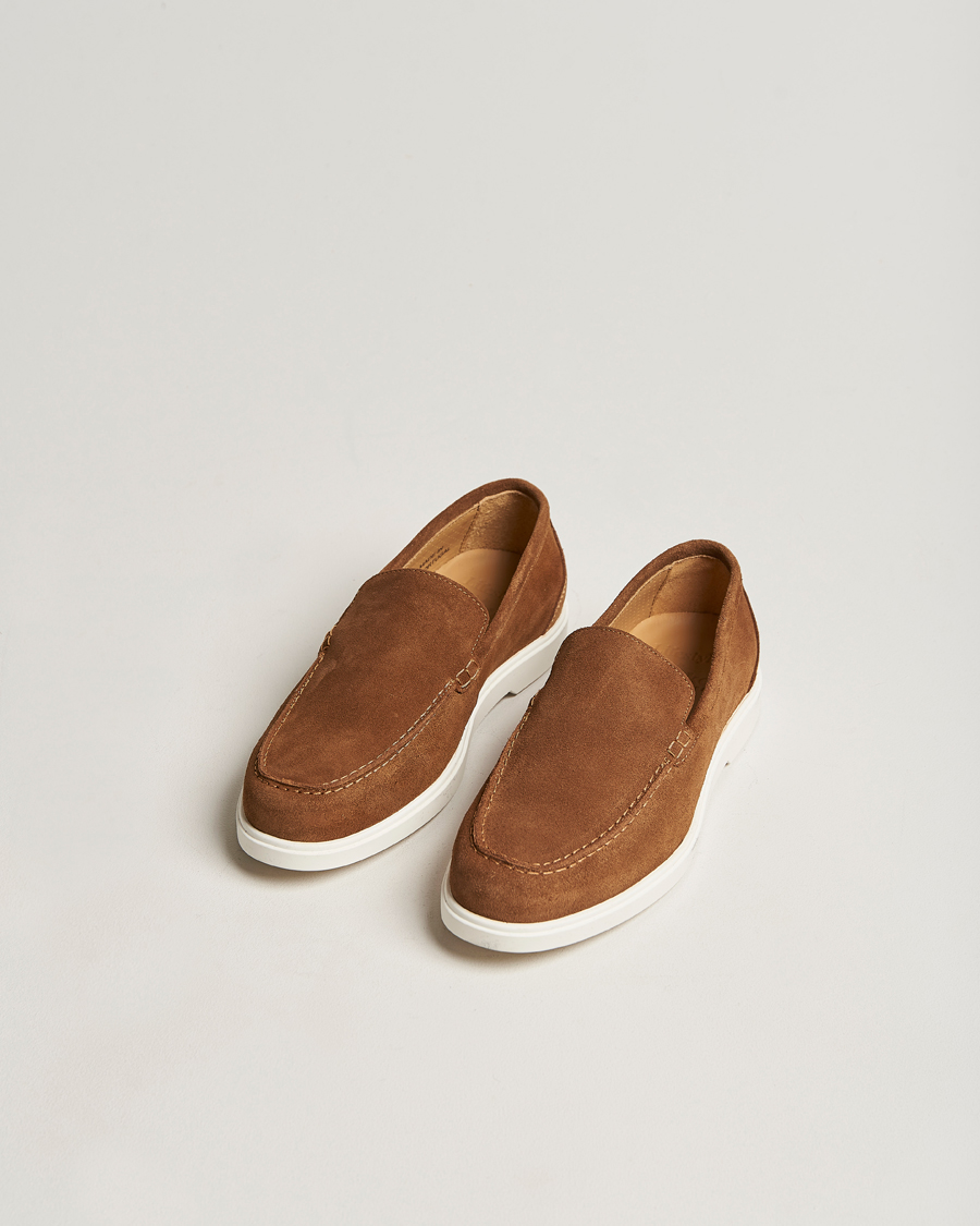 Herren | Loafer | Loake Shoemakers | Tuscany Suede Loafer Chestnut