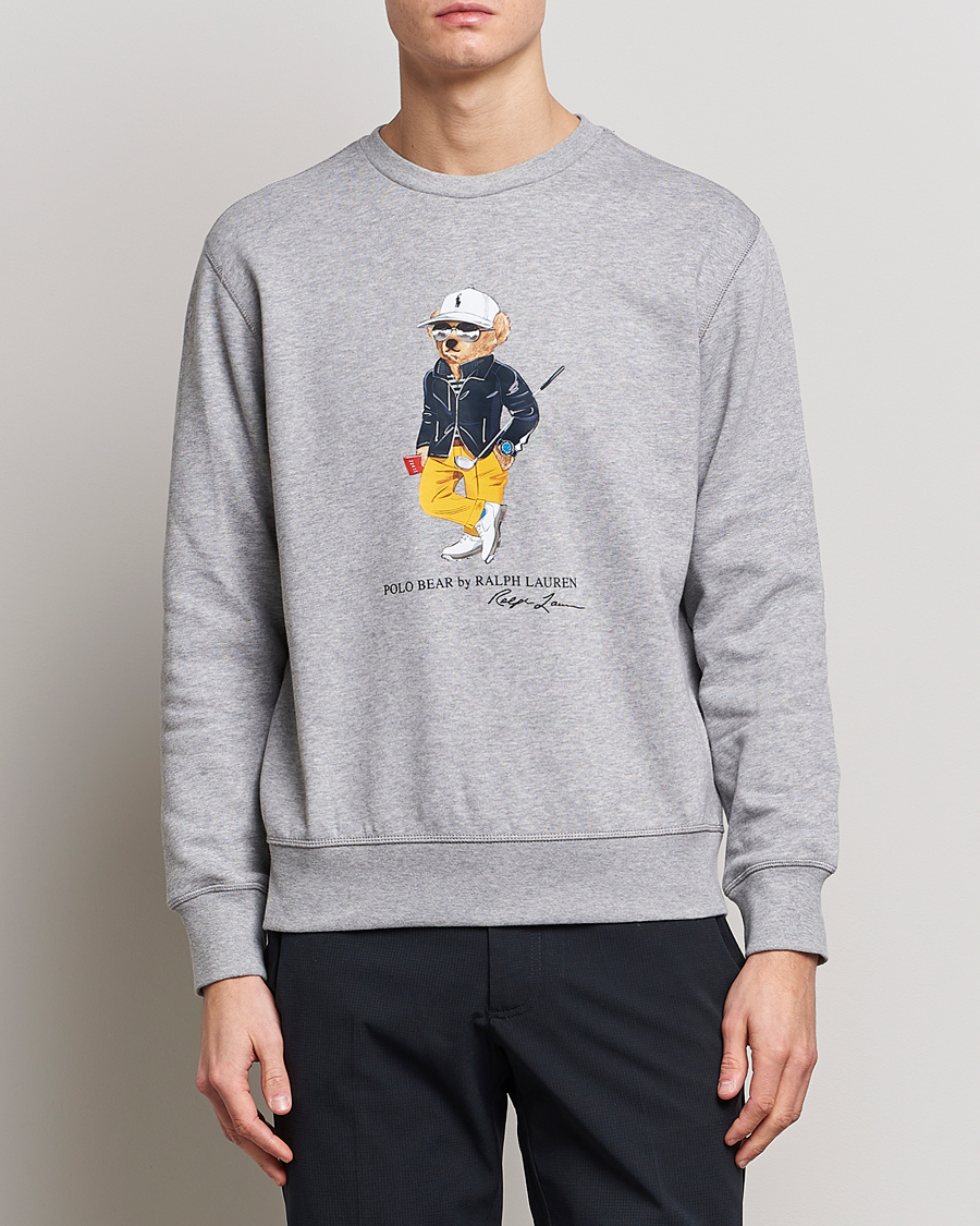 Herren |  | Polo Ralph Lauren Golf | Magic Fleece Printed Bear Sweatshirt Andover Heather