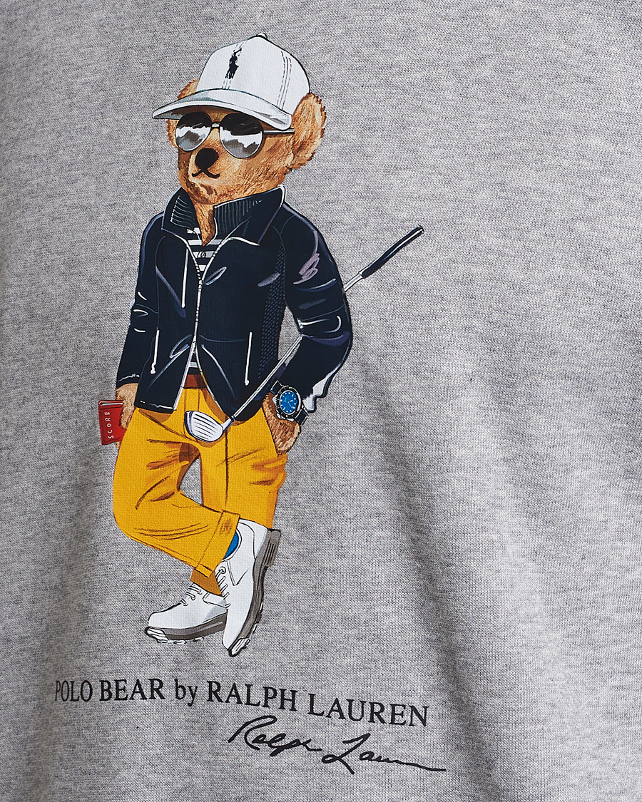 Herren | Pullover | Polo Ralph Lauren Golf | Magic Fleece Printed Bear Sweatshirt Andover Heather