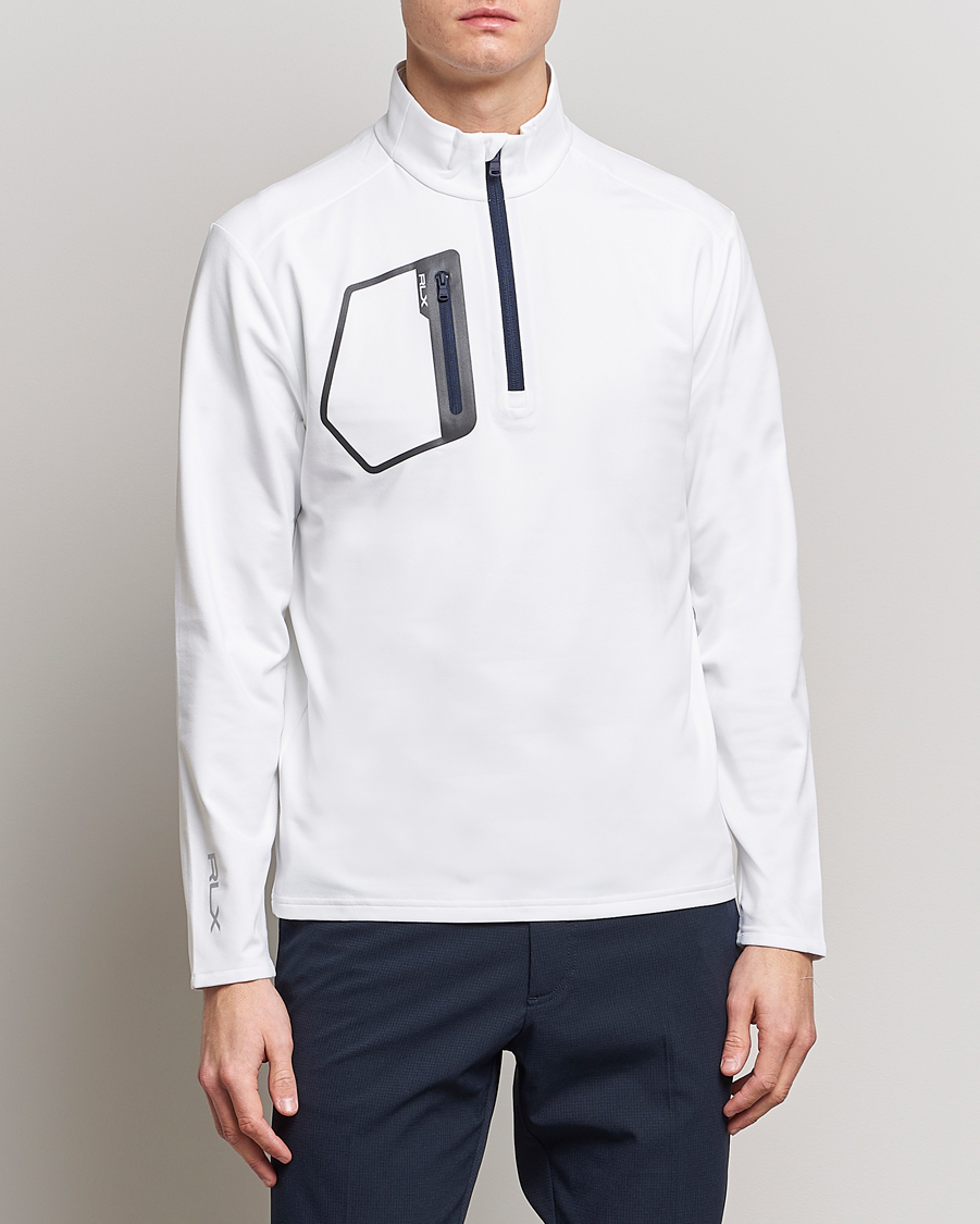 Herren |  | RLX Ralph Lauren | Luxury Jersey Half Zip Pure White