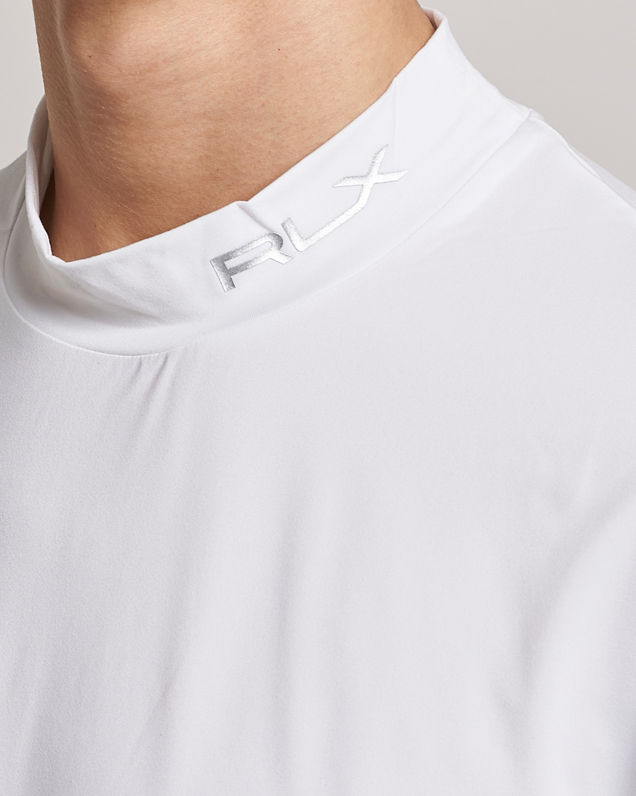 Herren | T-Shirts | RLX Ralph Lauren | Airflow Performance Mock Neck T-Shirt White