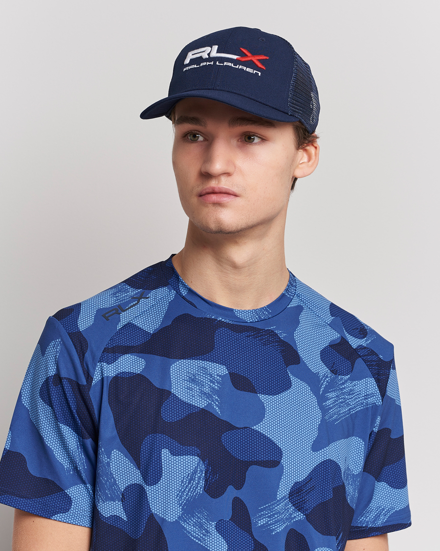 Herren | RLX Ralph Lauren Golf Trucker Cap French Navy | RLX Ralph Lauren | Golf Trucker Cap French Navy