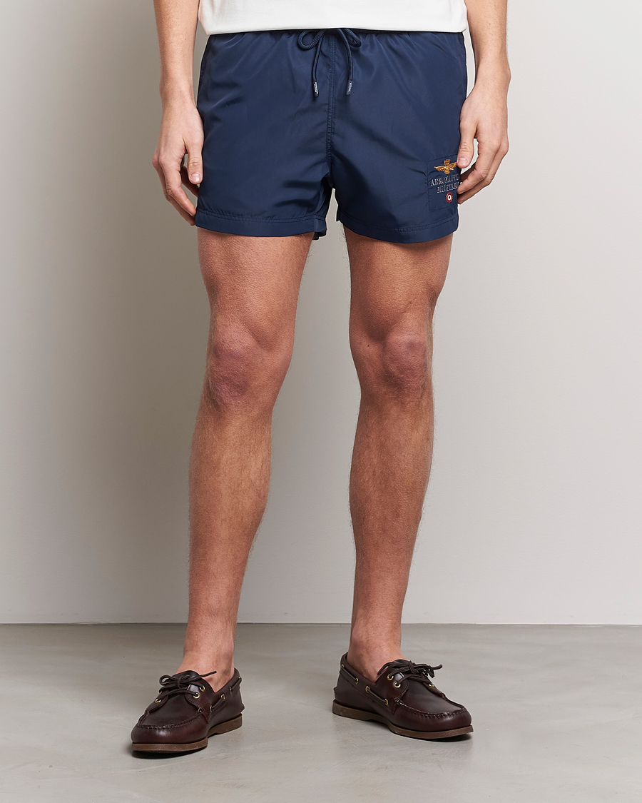 Herren | Badehosen | Aeronautica Militare | Costume Swim Shorts Navy