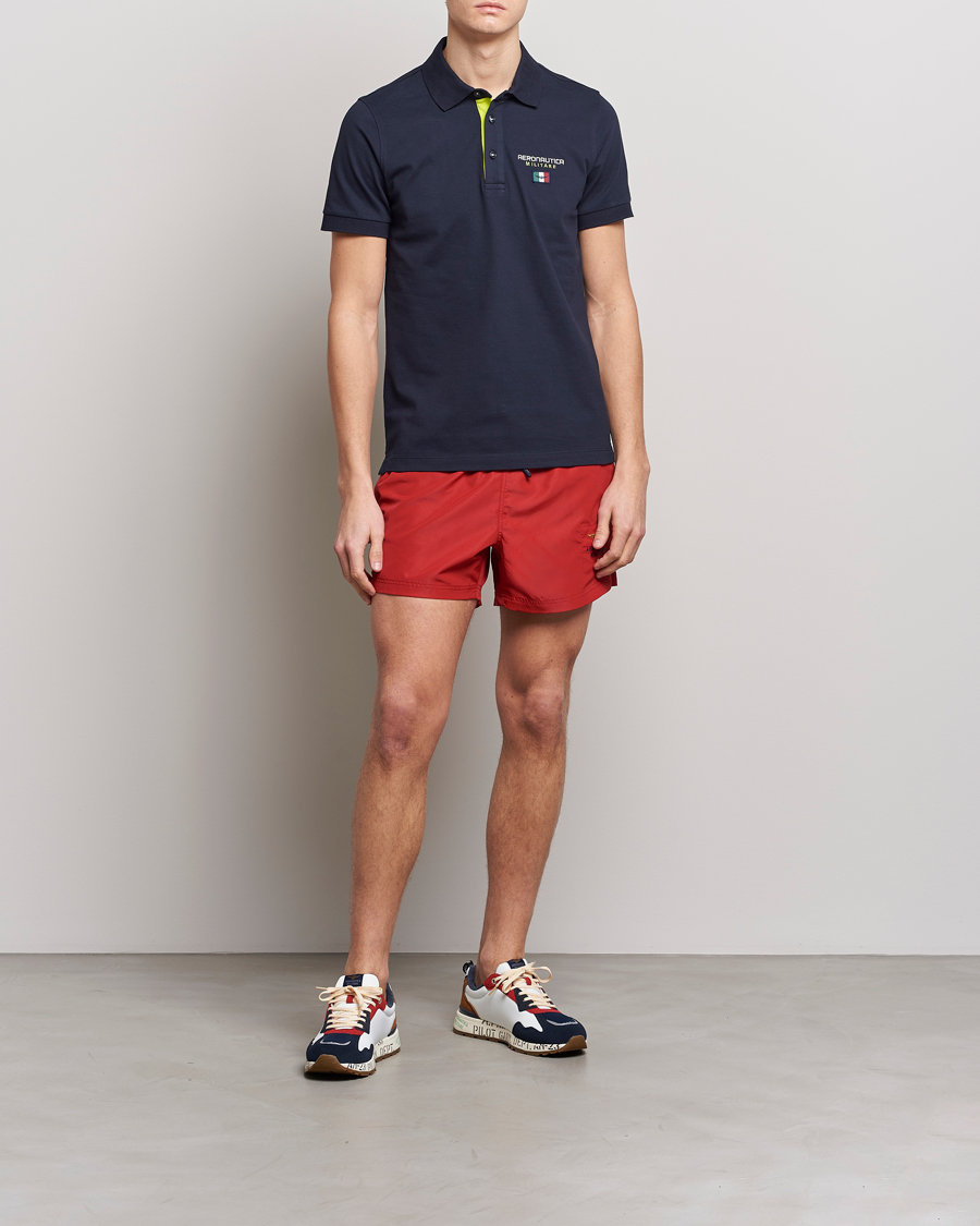 Herren | Badehosen | Aeronautica Militare | Costume Swim Shorts Red