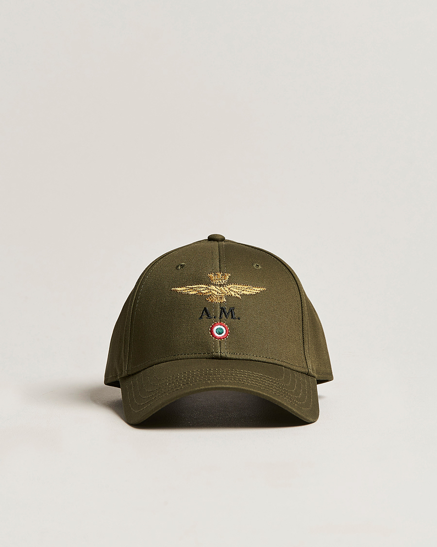 Herren | Hüte & Mützen | Aeronautica Militare | Cotton Baseball Cap Green