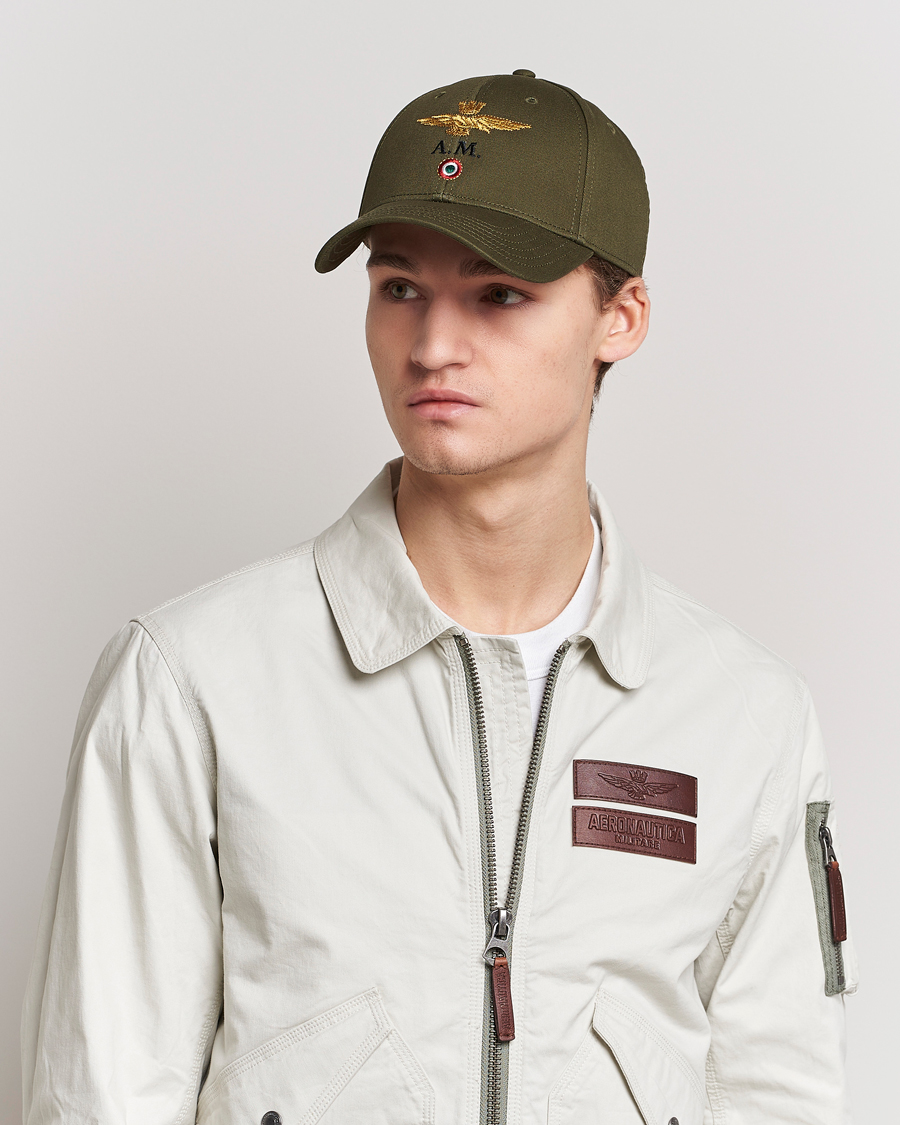 Herren | | Aeronautica Militare | Cotton Baseball Cap Green