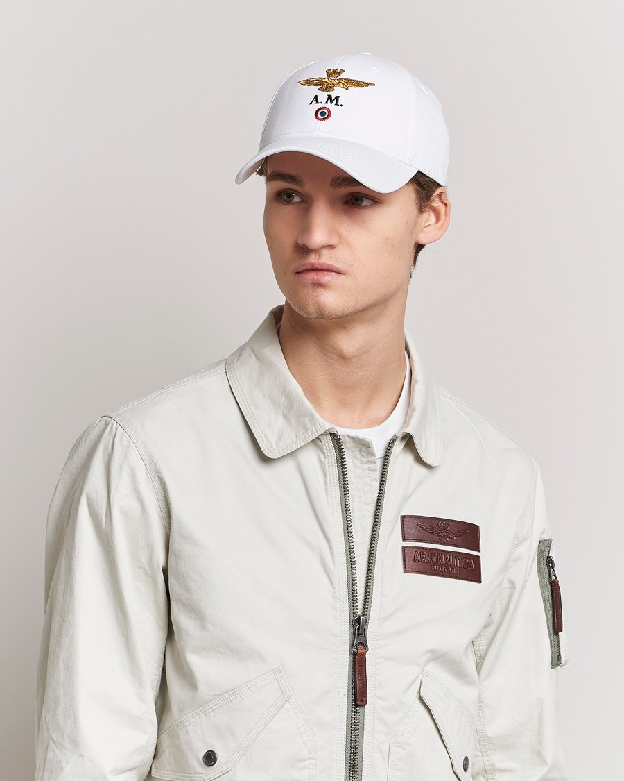 Herren | Aeronautica Militare | Aeronautica Militare | Cotton Baseball Cap Off White