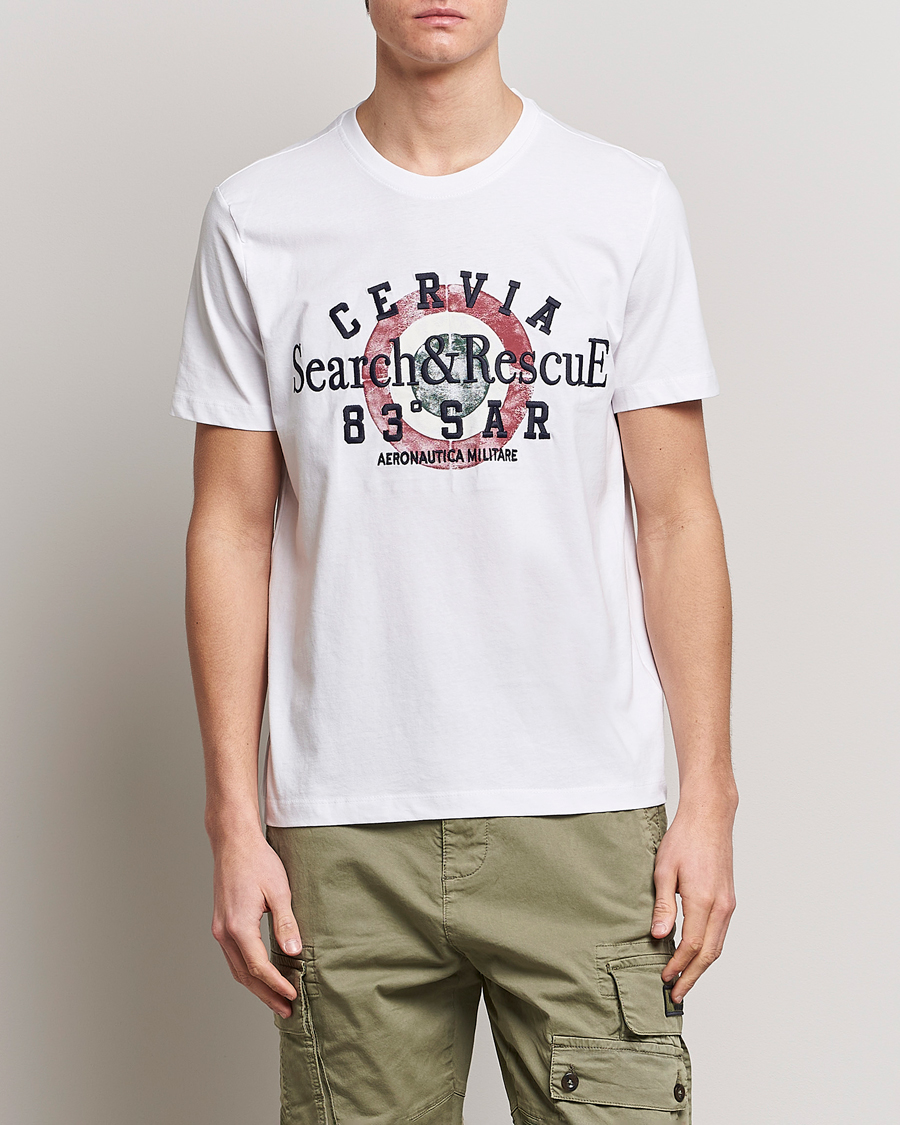 Herren | | Aeronautica Militare | Cotton T-Shirt Off White