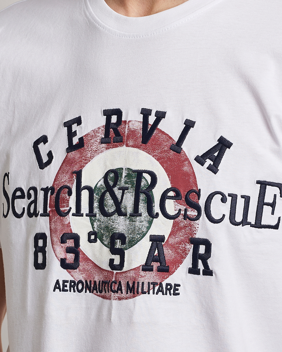 Herren | T-Shirts | Aeronautica Militare | Cotton T-Shirt Off White