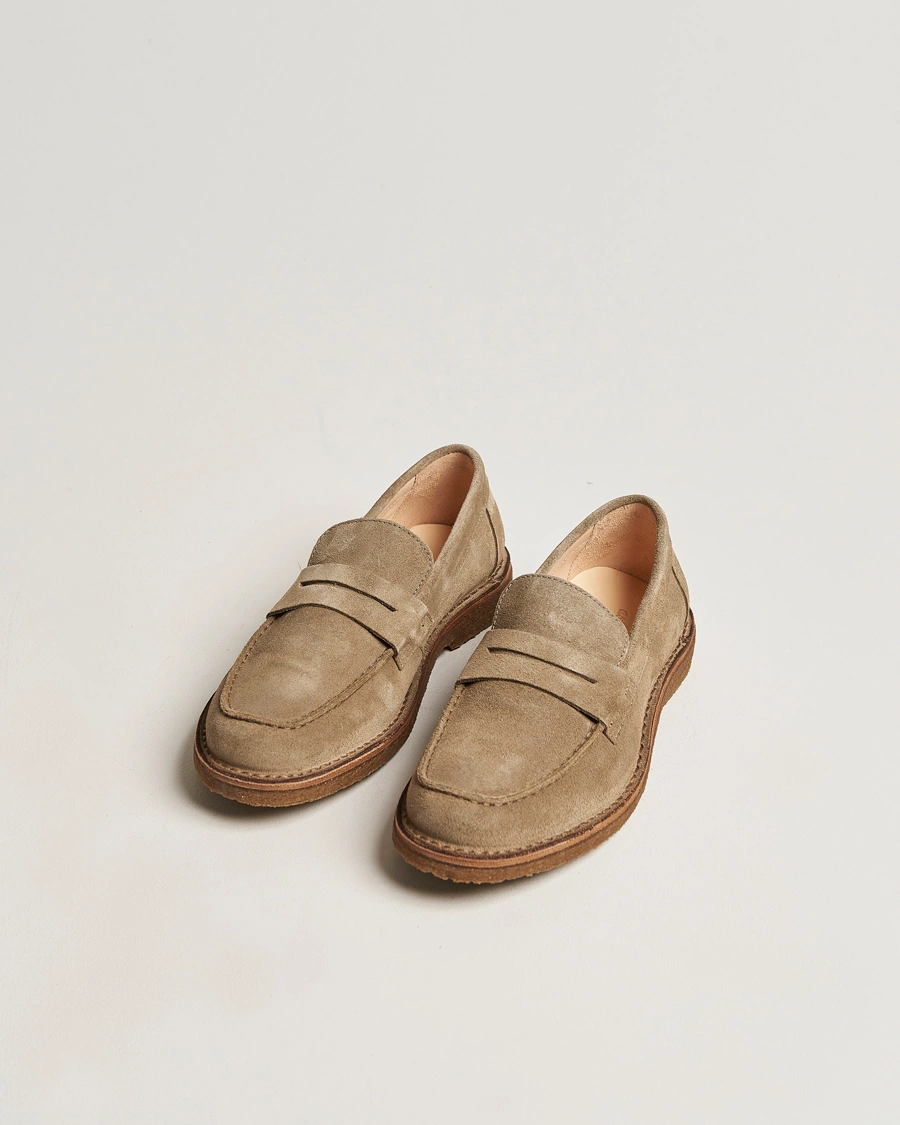 Men | Shoes | Astorflex | Mokaflex Loafers Stone Suede