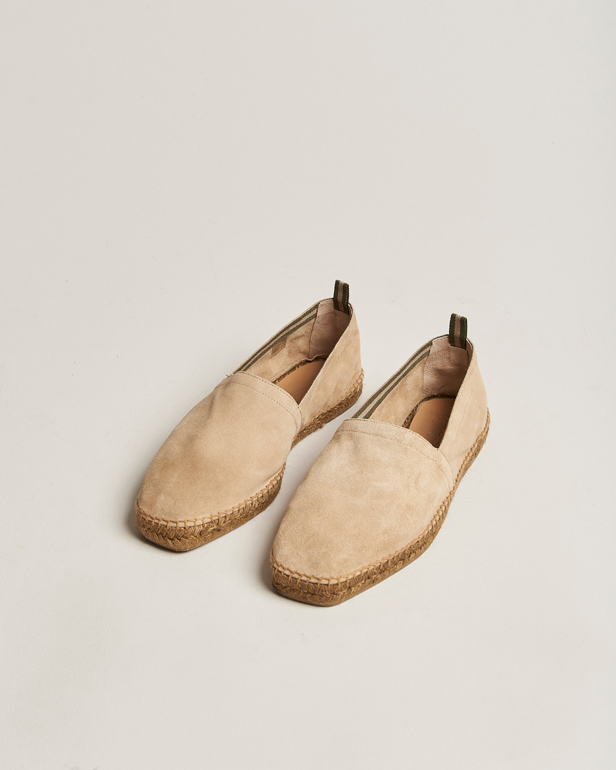 Herren | Summer | Castañer | Pablo Casual Suede Espadrilles Cream